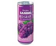 Red Grape Juice with Peeled Grapes