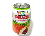 YUGU Peach Drink with Peach Pulp