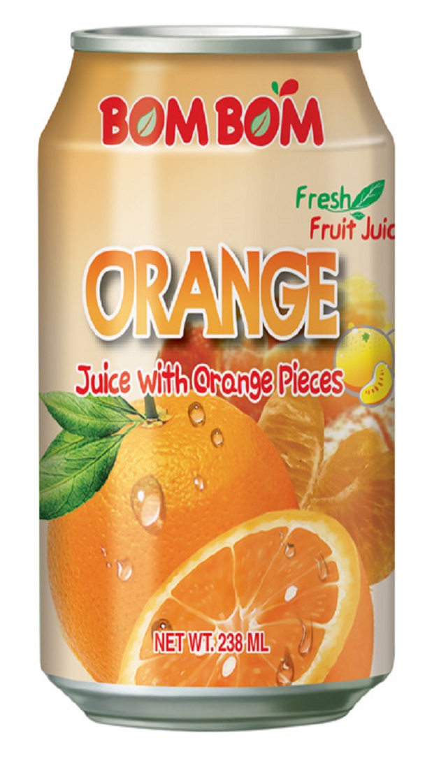 BOMBOM Brand Orange Drink with Orange Sac